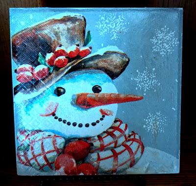 snowman trivet
